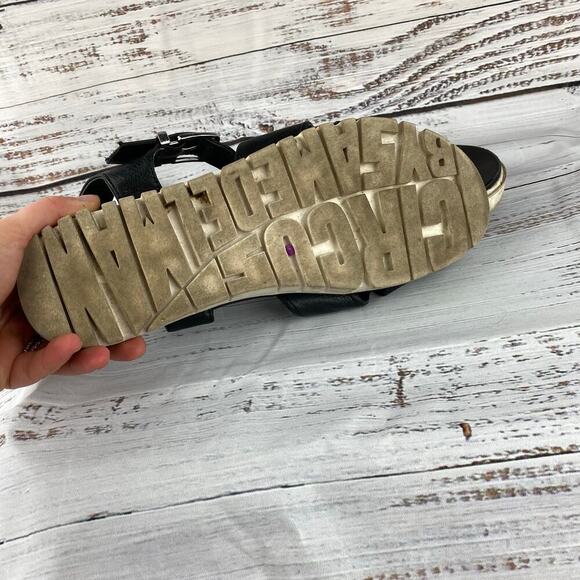 Circus by Sam Edelman Narcissa Black Sandals flats Y2K chunky 9.5 - Picture 4 of 4